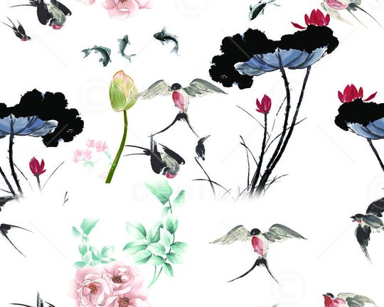 莫妮卡-女装华亿平台印花华亿平台图片