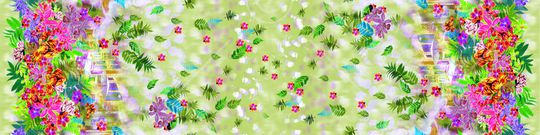 女装长裙印花华亿平台图片