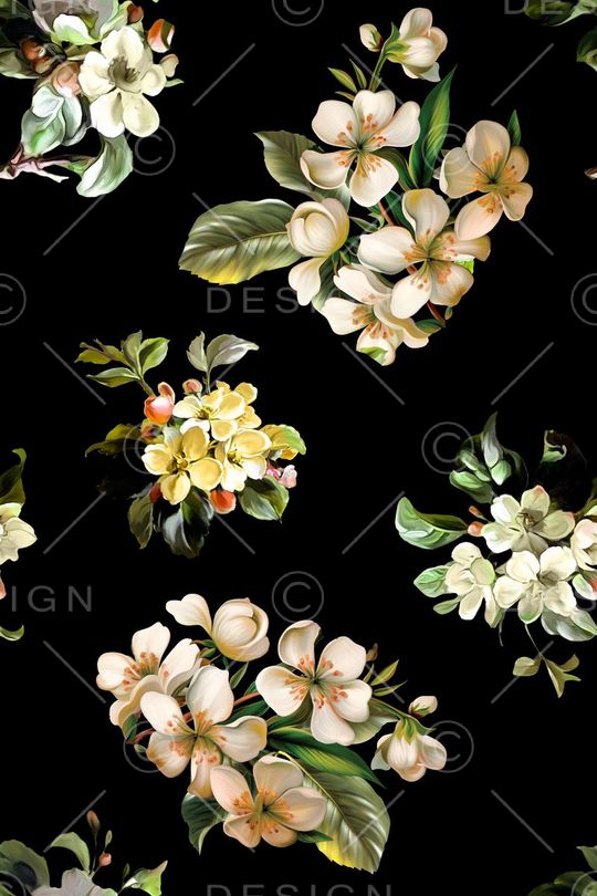 花朵印花华亿平台图片