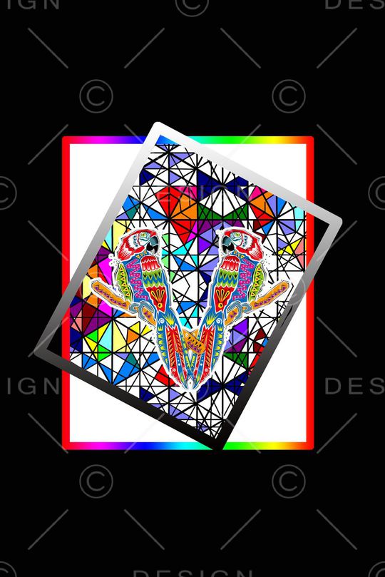 鹦鹉印花华亿平台图片