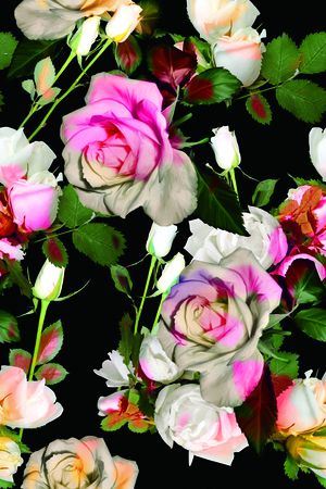 花瓣印花华亿平台图片