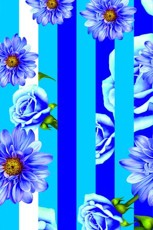 flowers印花华亿平台图片