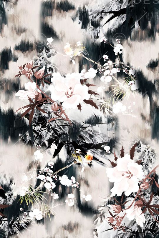 抽象印花华亿平台图片