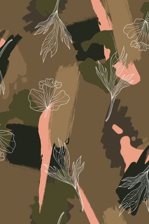 笔触印花华亿平台图片