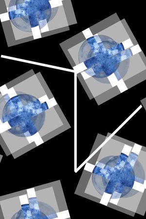 几何印花华亿平台图片