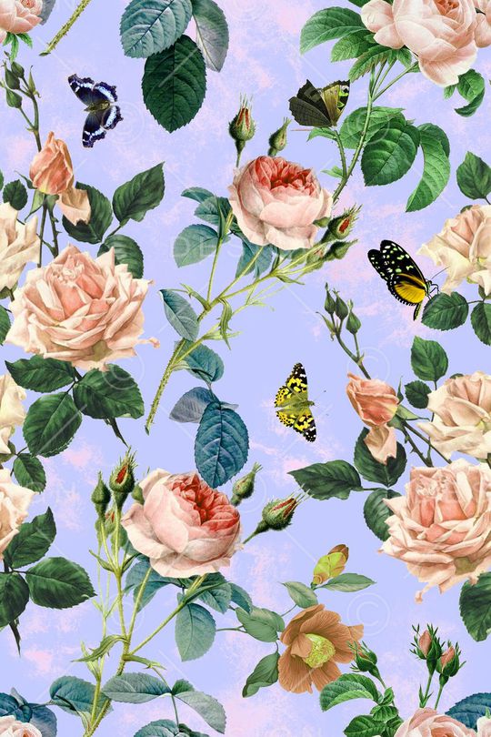 月季花印花华亿平台图片