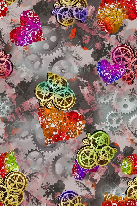 抽象印花华亿平台图片