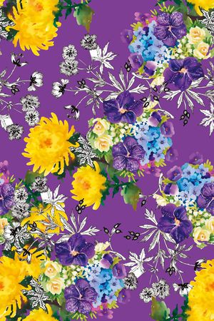 手绘印花华亿平台图片