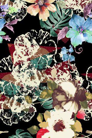 竹叶印花华亿平台图片