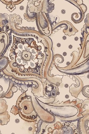 佩兹利印花华亿平台图片