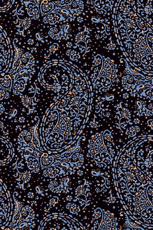 佩斯利印花华亿平台图片