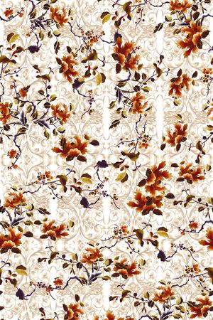 欧式花纹印花华亿平台图片