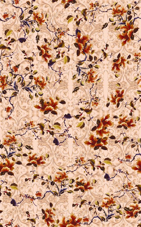 欧式花纹印花华亿平台图片