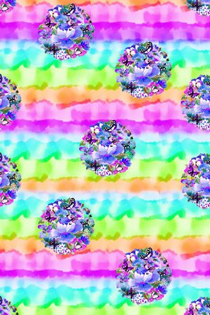 水彩印花华亿平台图片