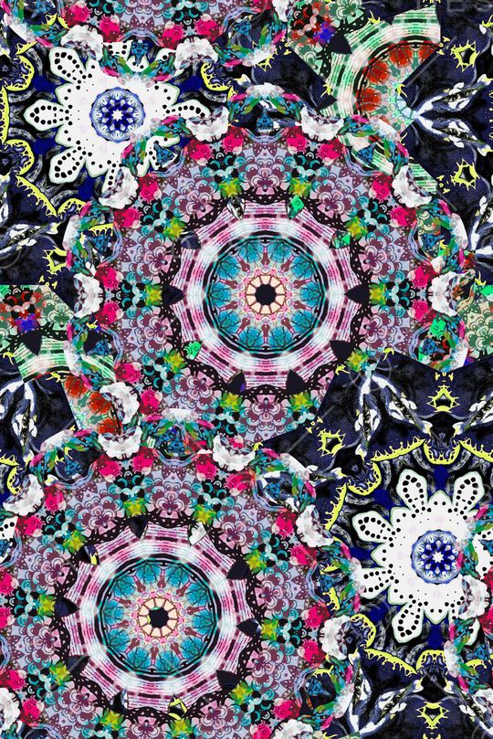 手绘印花华亿平台图片