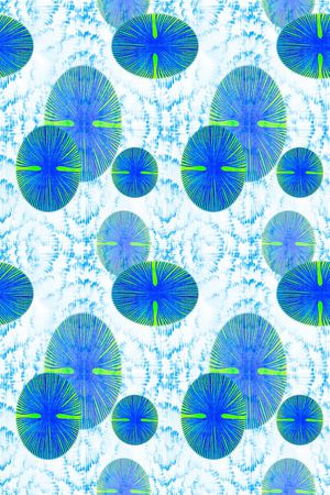 抽象图案印花华亿平台图片