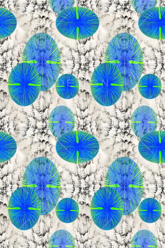 抽象图案印花华亿平台图片