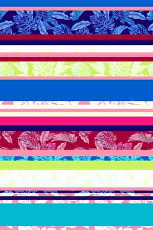 热带雨林印花华亿平台图片