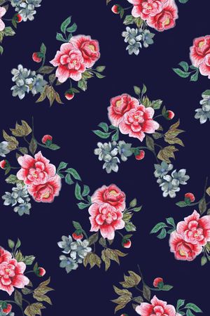 手绘印花华亿平台图片