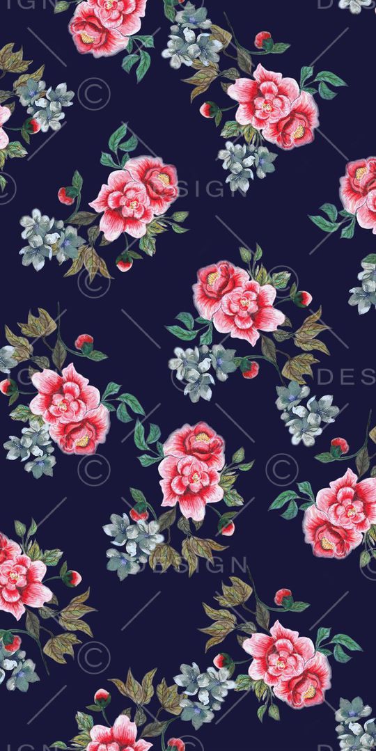 手绘印花华亿平台图片