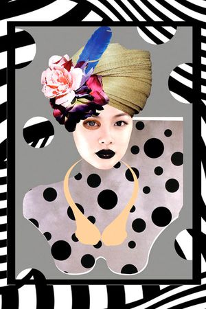 人像几何T恤印花印花华亿平台图片