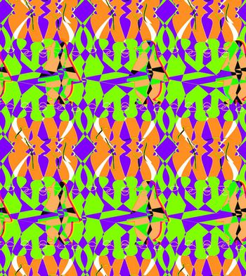 658162-抽象人物几何动物3