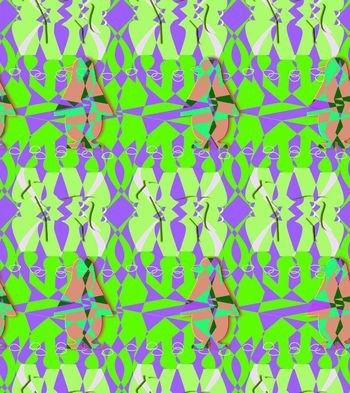 658163-抽象人物几何动物2