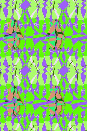 抽象印花华亿平台图片