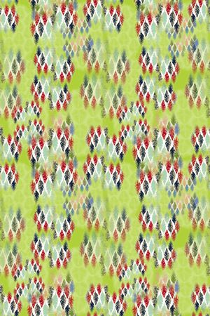 抽象叶子印花华亿平台图片