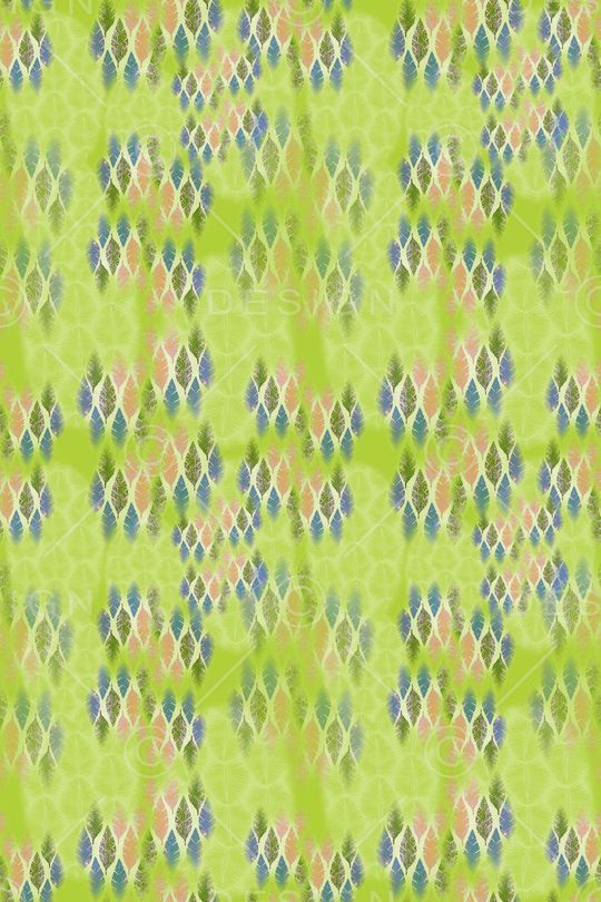 抽象叶子印花华亿平台图片