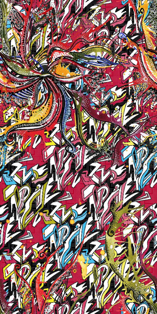 几何印花华亿平台图片