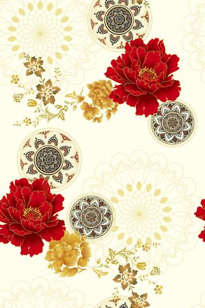 民族风印花华亿平台图片