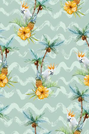 清新印花华亿平台图片