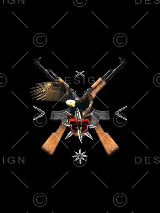 手枪印花华亿平台图片