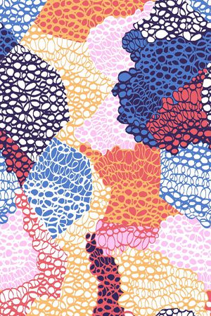 不规则几何图案印花华亿平台图片