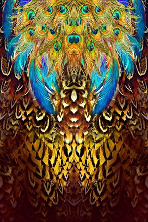 动物纹印花华亿平台图片