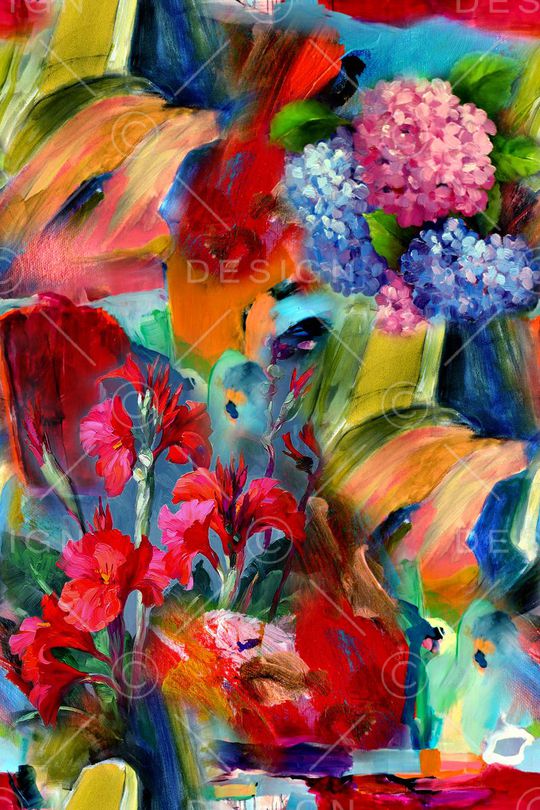 抽象印花华亿平台图片