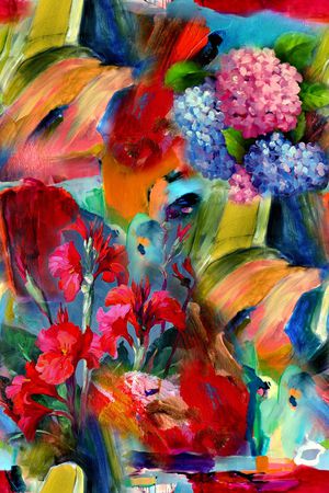 抽象印花华亿平台图片