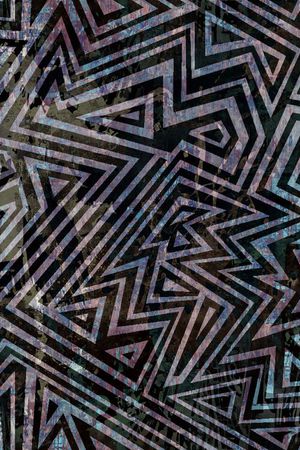 不规则几何印花华亿平台图片