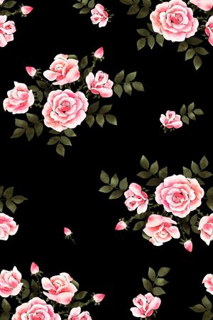 玫瑰印花华亿平台图片