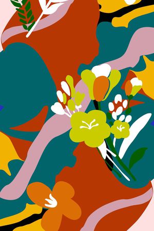 时尚丝巾印花华亿平台图片