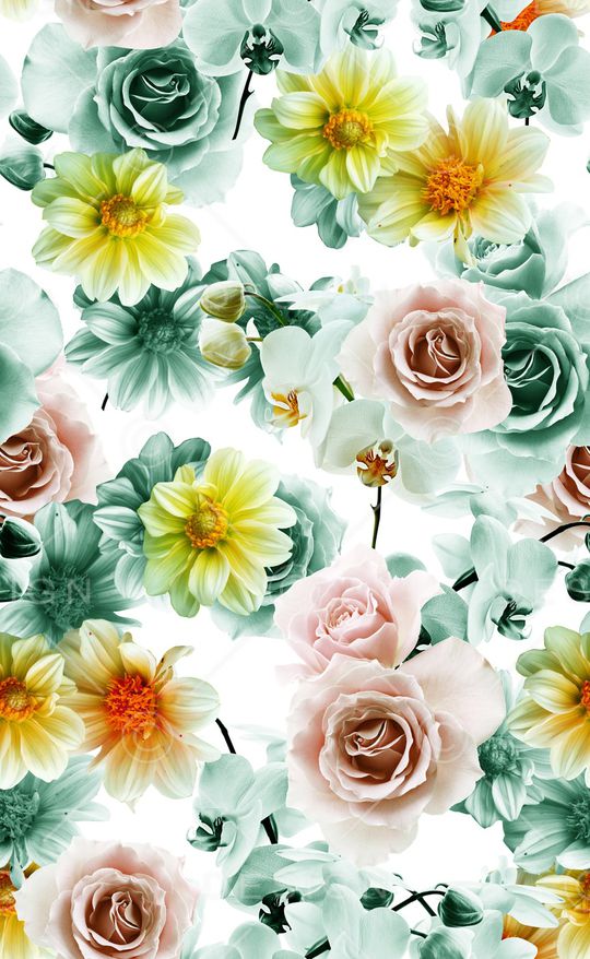 高清花卉印花华亿平台图片