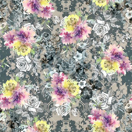 迷彩印花华亿平台图片