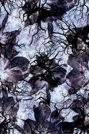 时尚潮流男装T恤外套衬衫抽象印花印花华亿平台图片