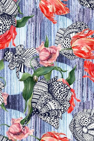 扎染印花华亿平台图片