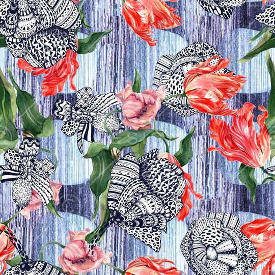 扎染印花华亿平台图片