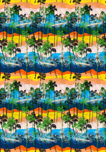 658685-夏日风情 海边冲浪--2