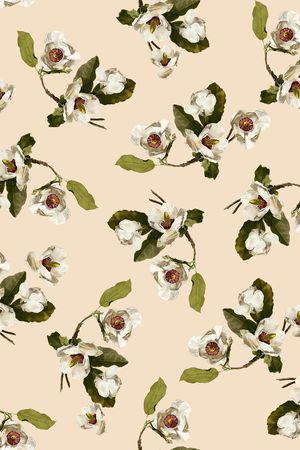 简约花卉印花华亿平台图片