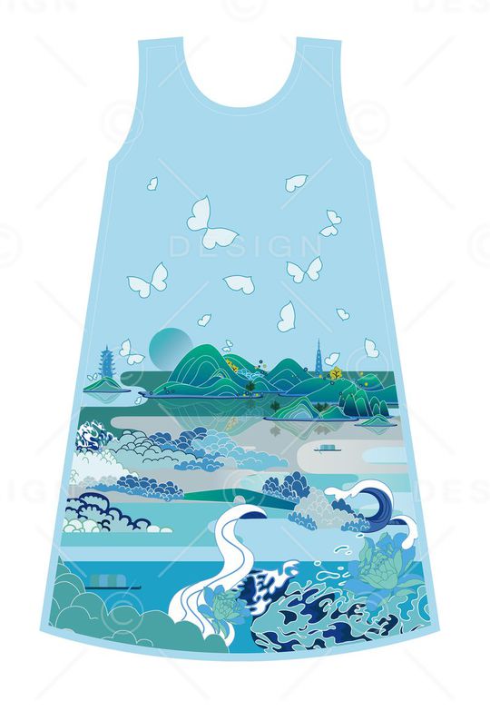 丝巾印花华亿平台图片