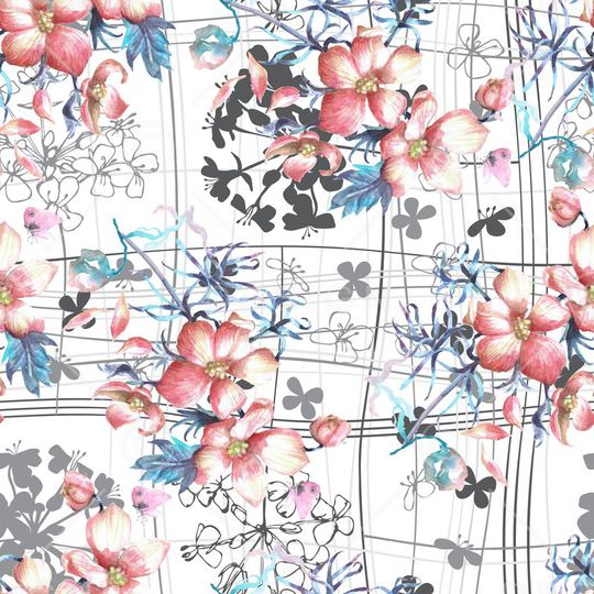 线条印花华亿平台图片